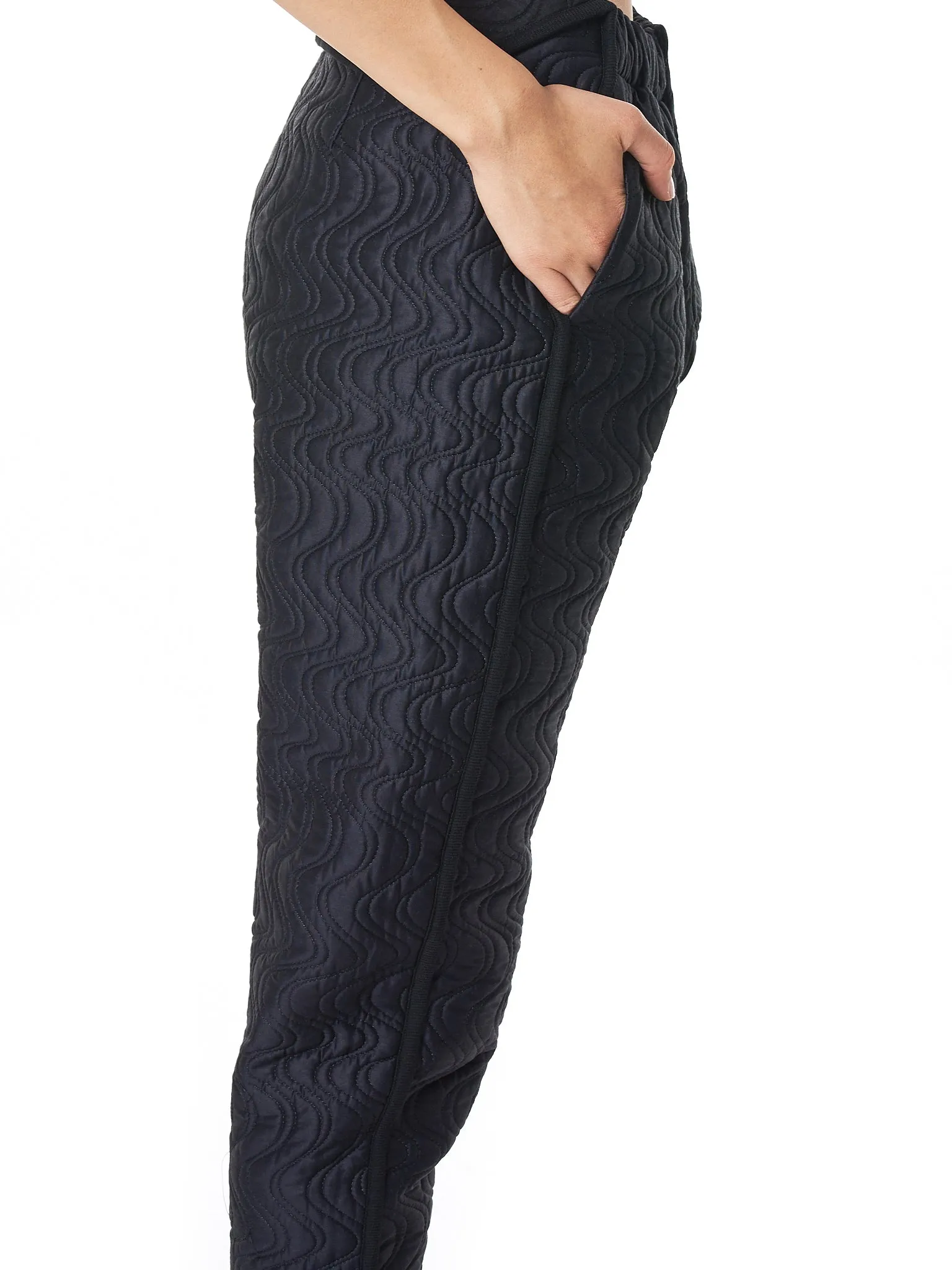 ‘Bao’ Quilted Joggers (K061-BLACK)