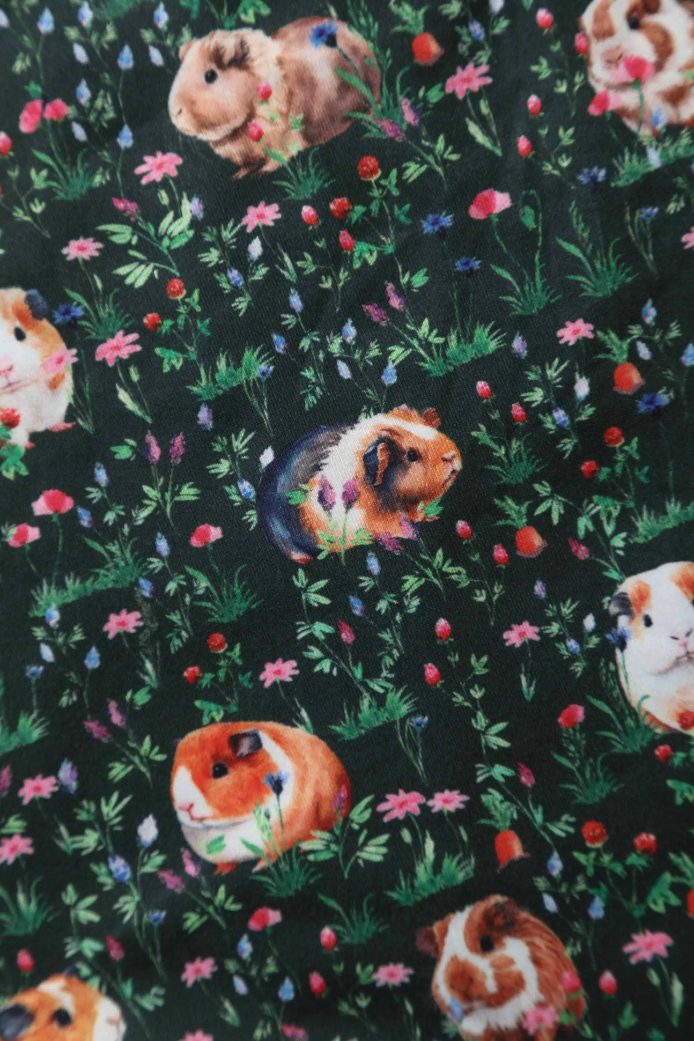 Billie Green Guinea Pig Print Dress