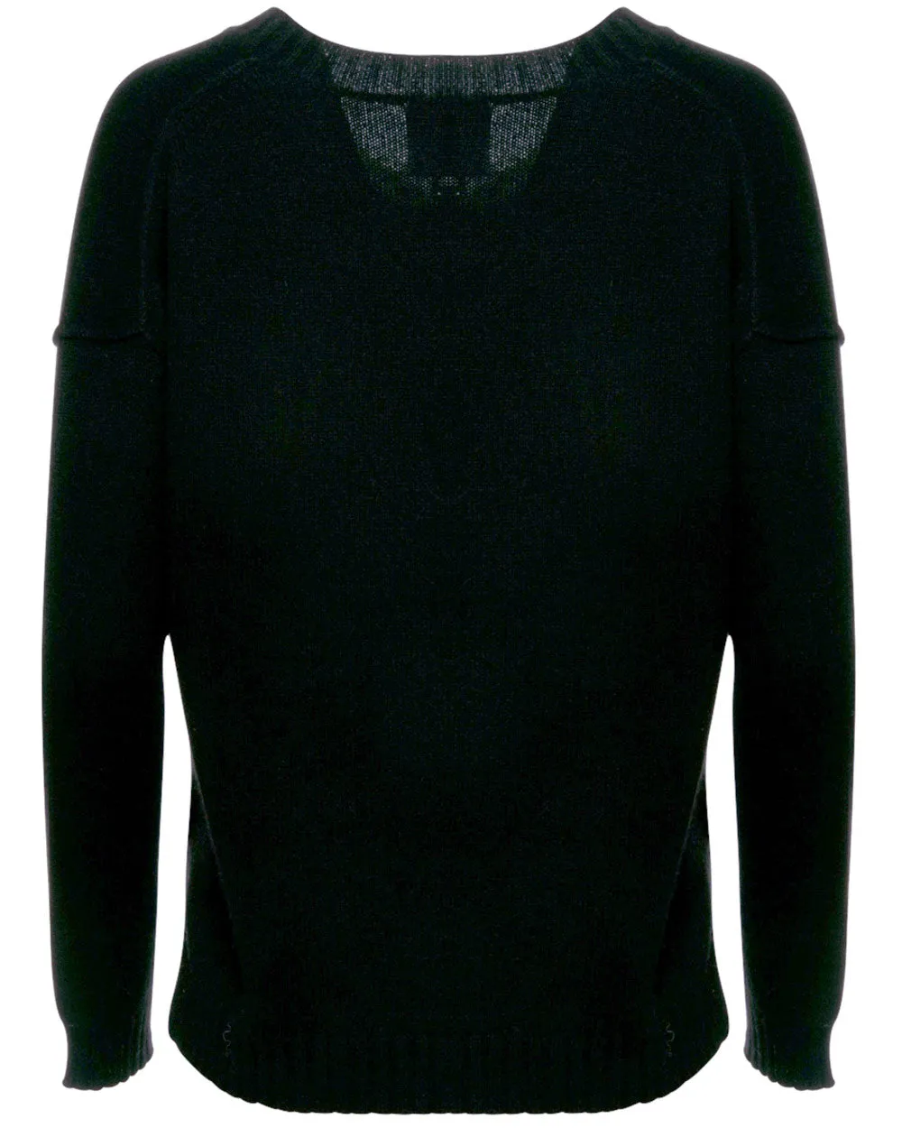 Black V Neck Sweater