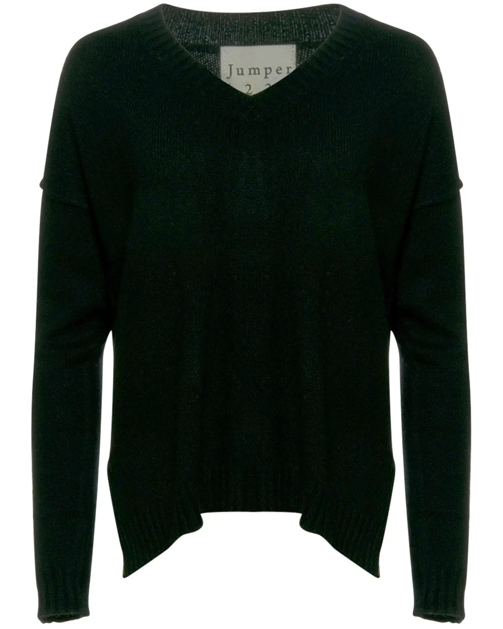 Black V Neck Sweater