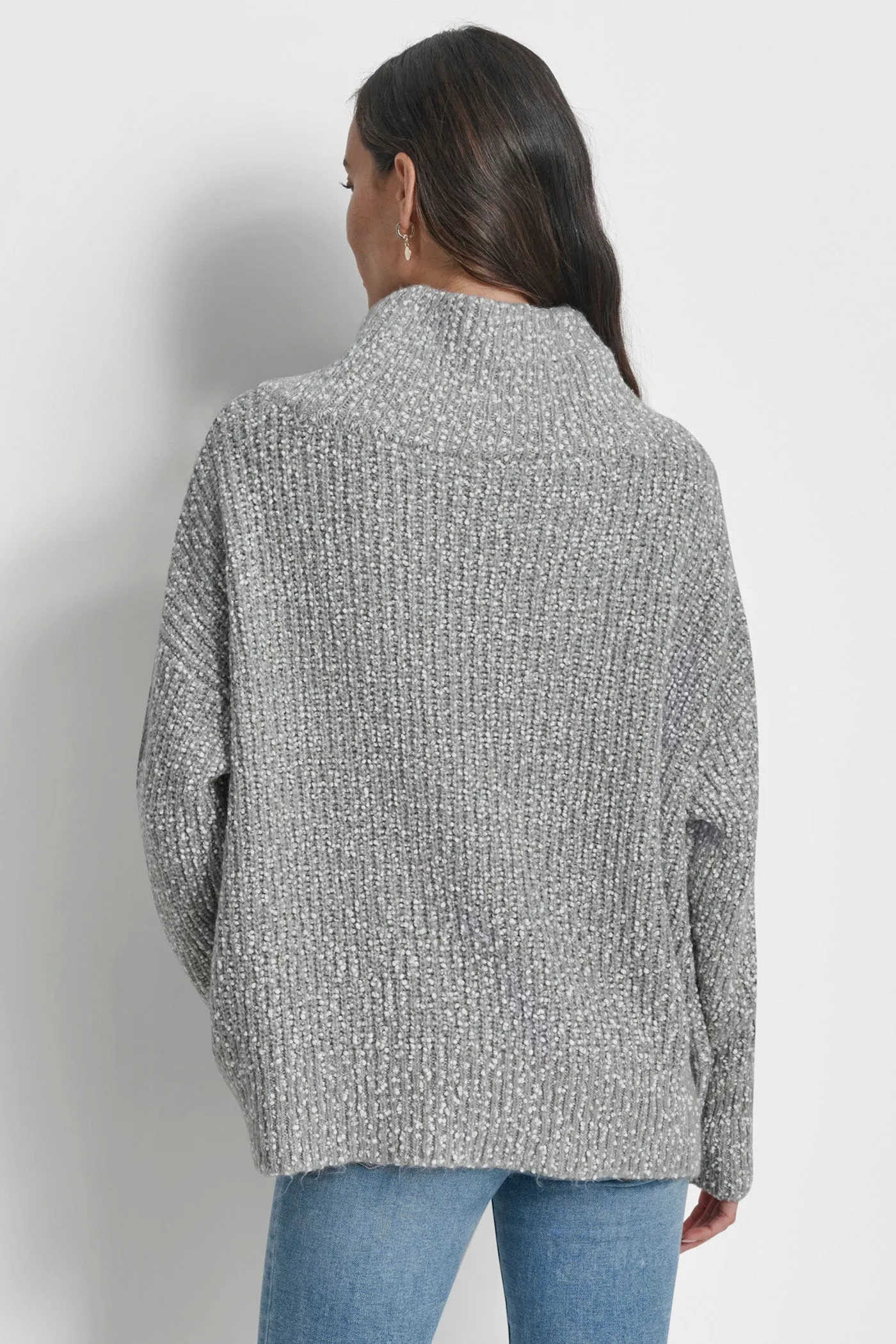 BOUCLE OVERSIZED SWEATER