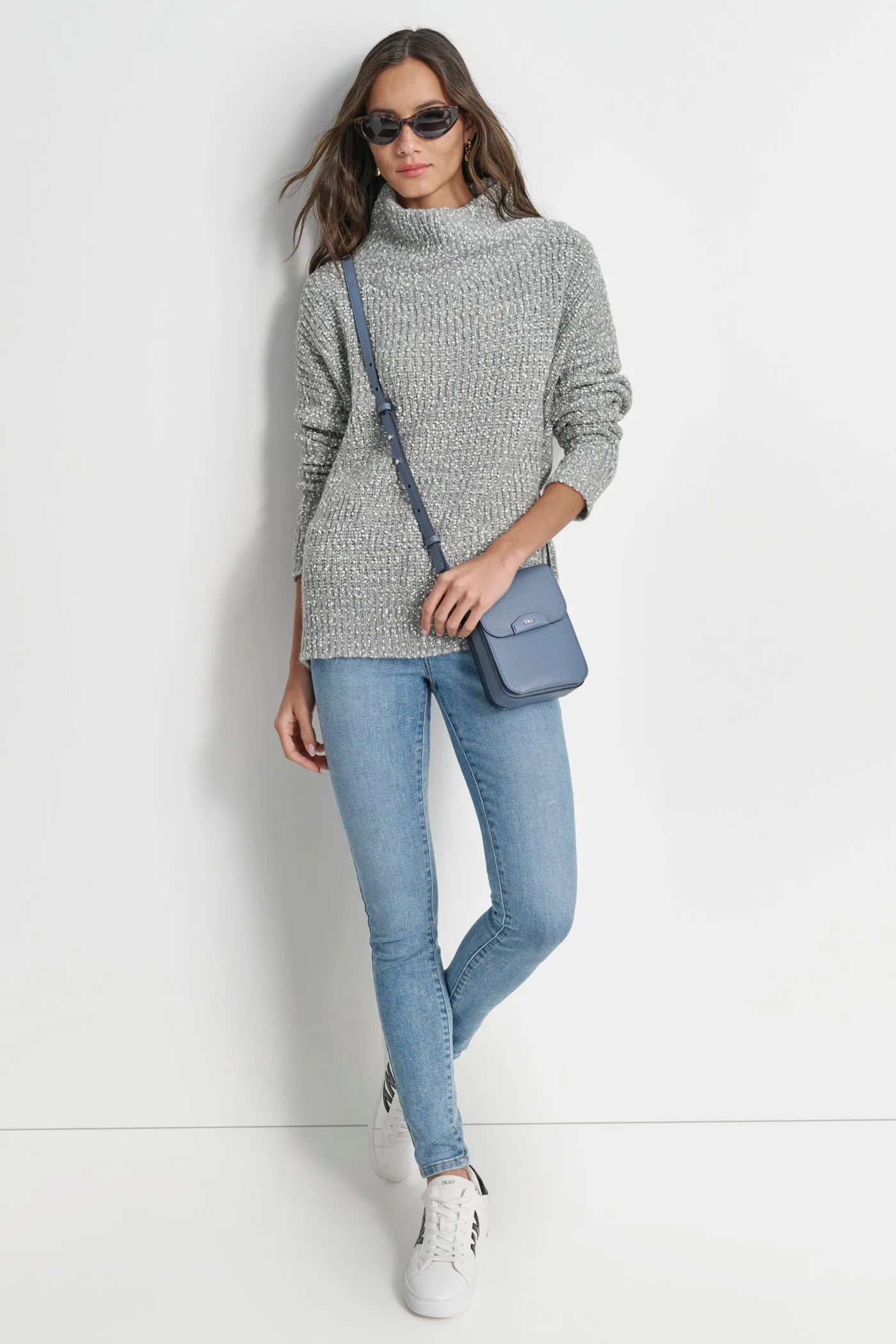 BOUCLE OVERSIZED SWEATER