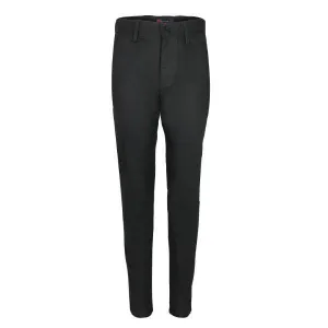 BOYS BLACK REGULAR CHINOS TROUSER