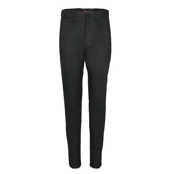 BOYS BLACK REGULAR CHINOS TROUSER