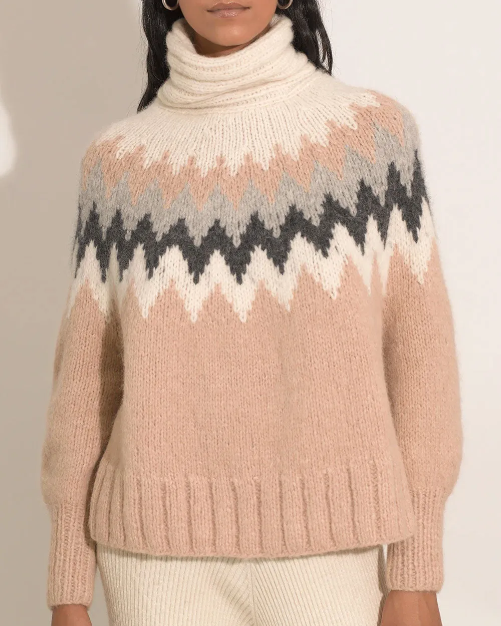 Camel Magnea Turtleneck Sweater