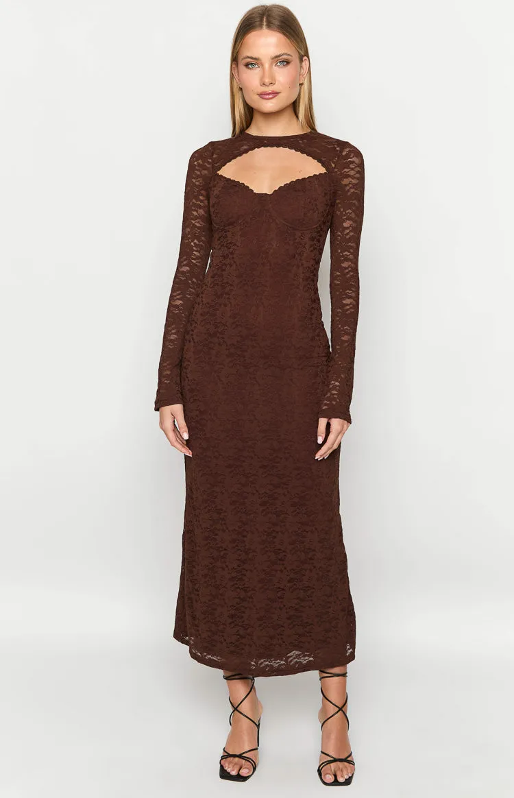 Camielle Brown Maxi Dress