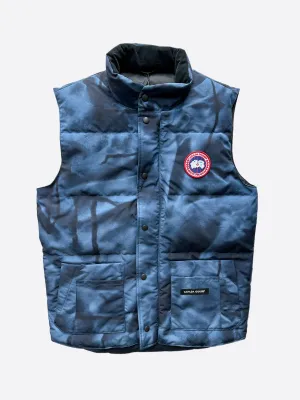 Canada Goose Blue Abstract Camo Freestyle Men's Vest