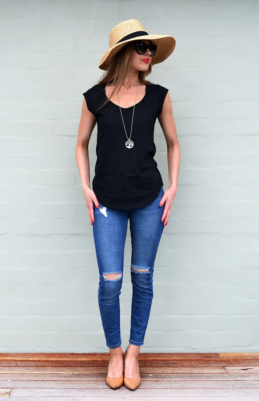 Cap Sleeve T-Shirt