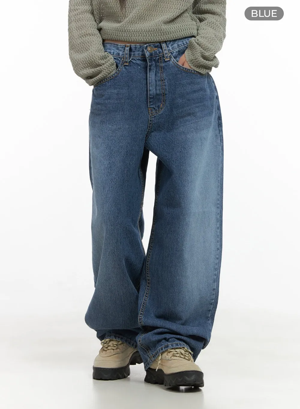 Cara Comfy Fit Baggy Jeans CS413