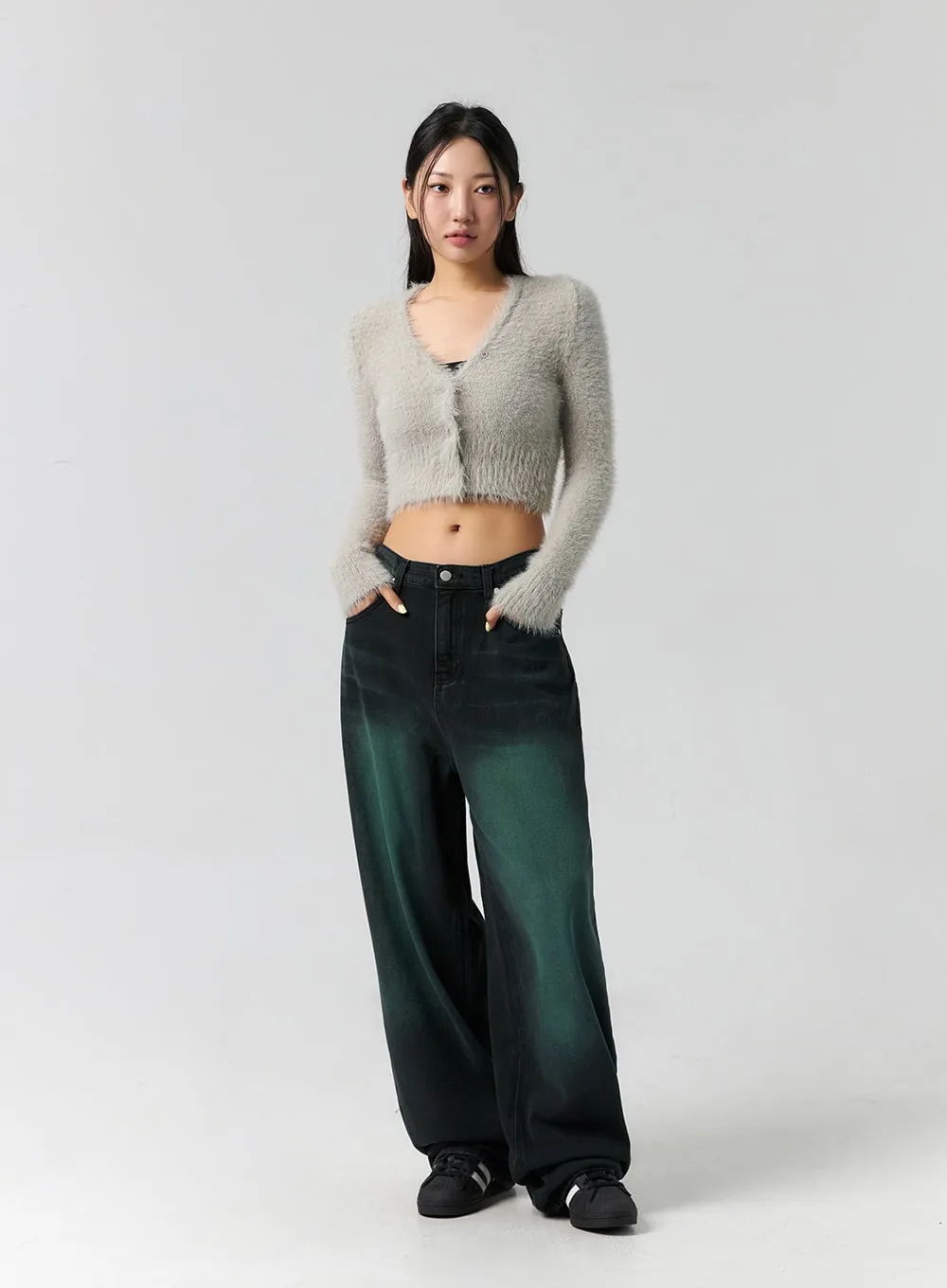 Comfy Wide Leg Color Jeans CS305