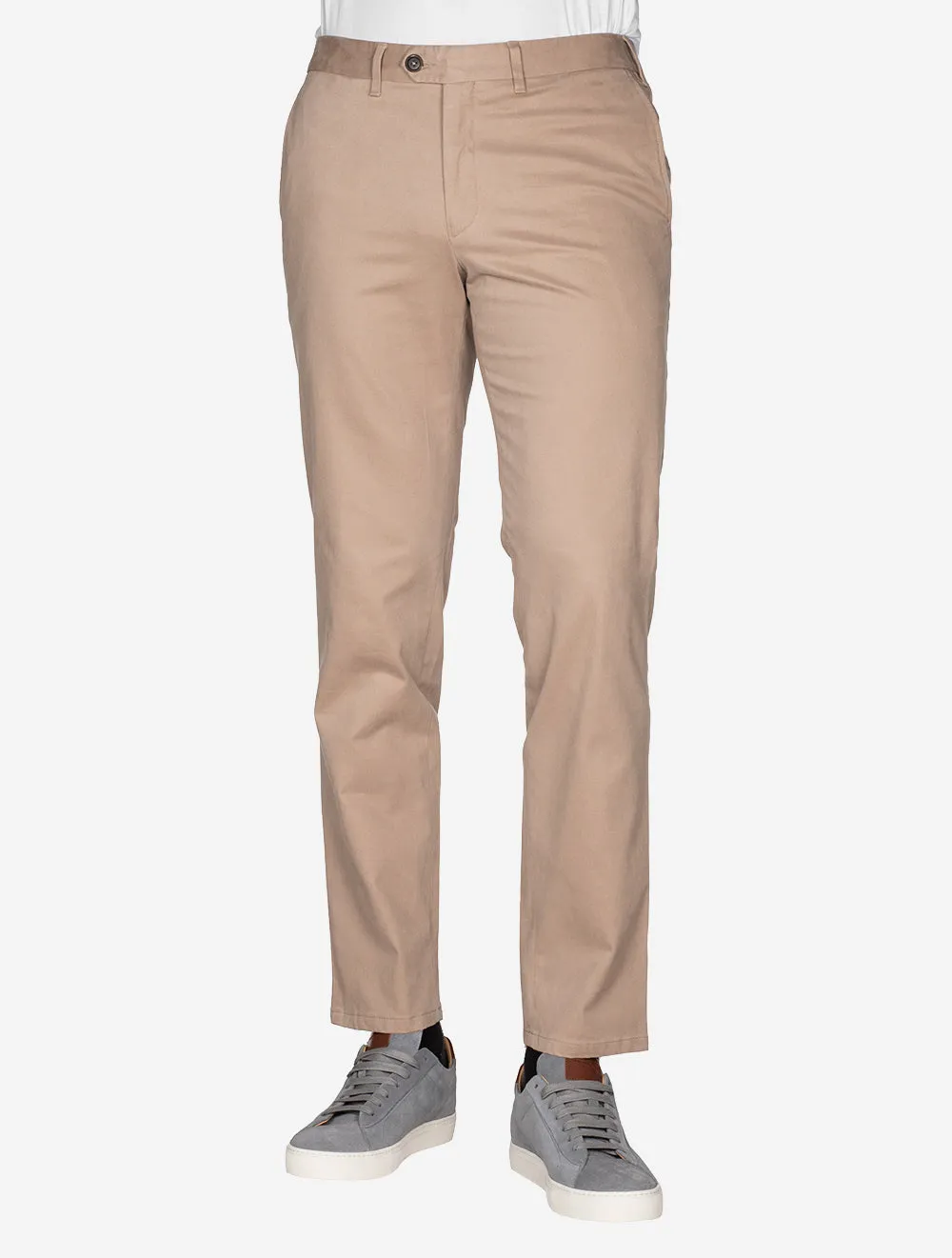 Cotton Chinos Jasper Beige