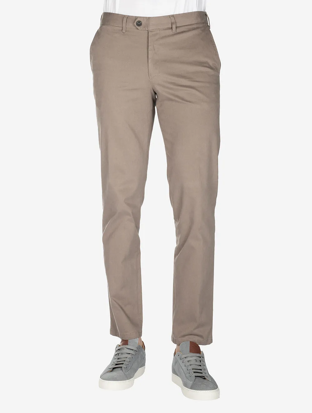 Cotton Chinos Jasper Taupe