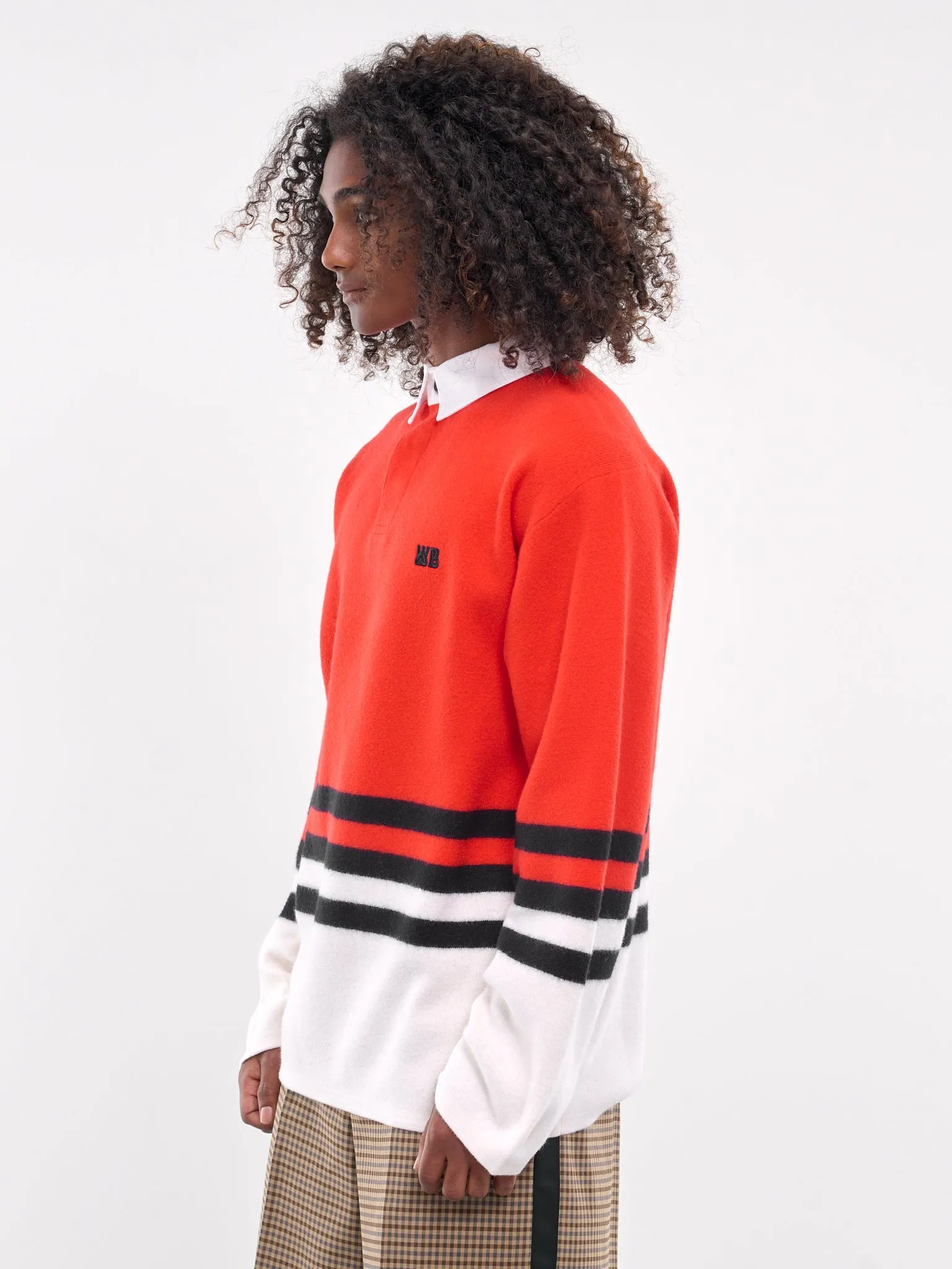 Cypher Polo Sweater (KN13-WO07-349-RED-MULTI)