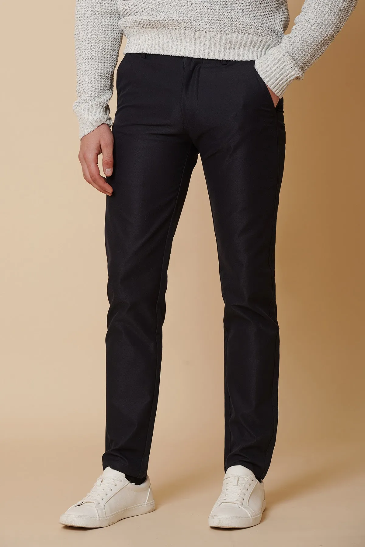 ENZO - Navy Chinos