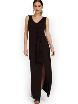 Goddess Frill-Front Maxi Dress