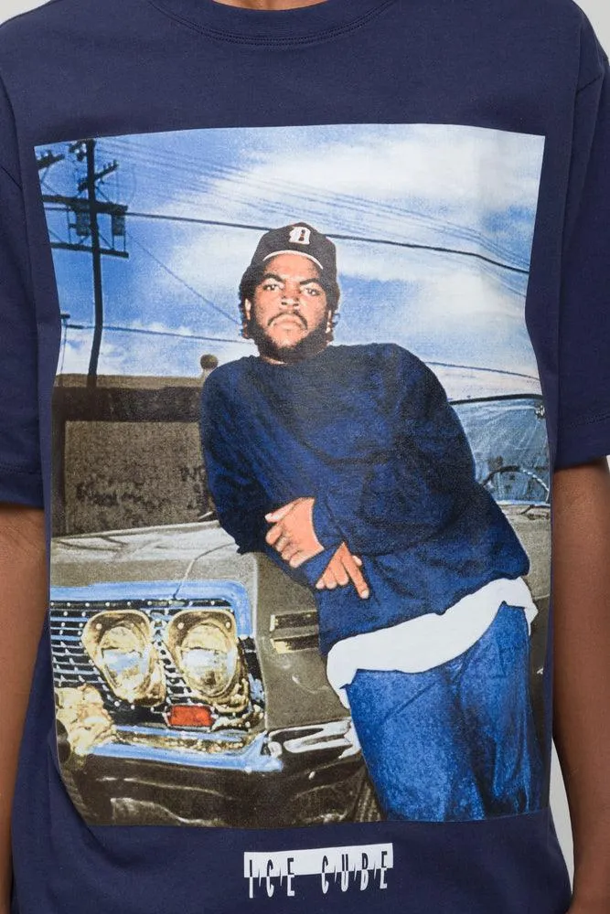 Ice Cube Short Sleeve T-Shirt Navy