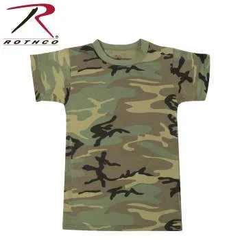 Kids Vintage Style Camo T-Shirt