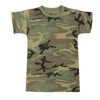 Kids Vintage Style Camo T-Shirt