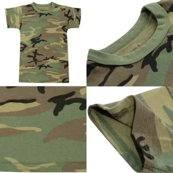 Kids Vintage Style Camo T-Shirt