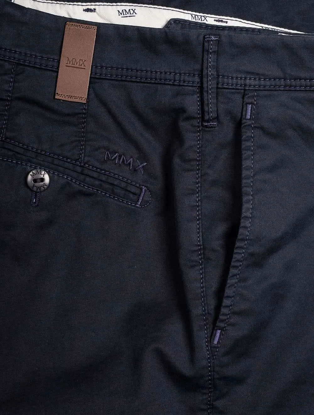 Lupus | Navy Super Stretch Chinos Navy