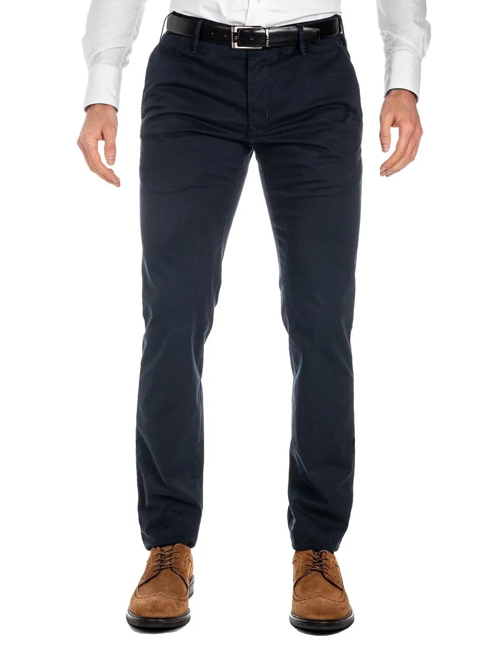 Lupus | Navy Super Stretch Chinos Navy