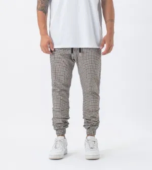 Plaid Sureshot Jogger Milk/Red