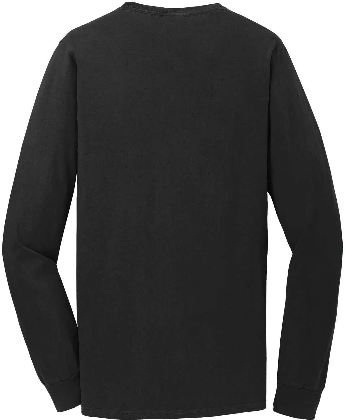 Port & Company Beach Wash Garment-Dyed Long Sleeve Pocket Tee