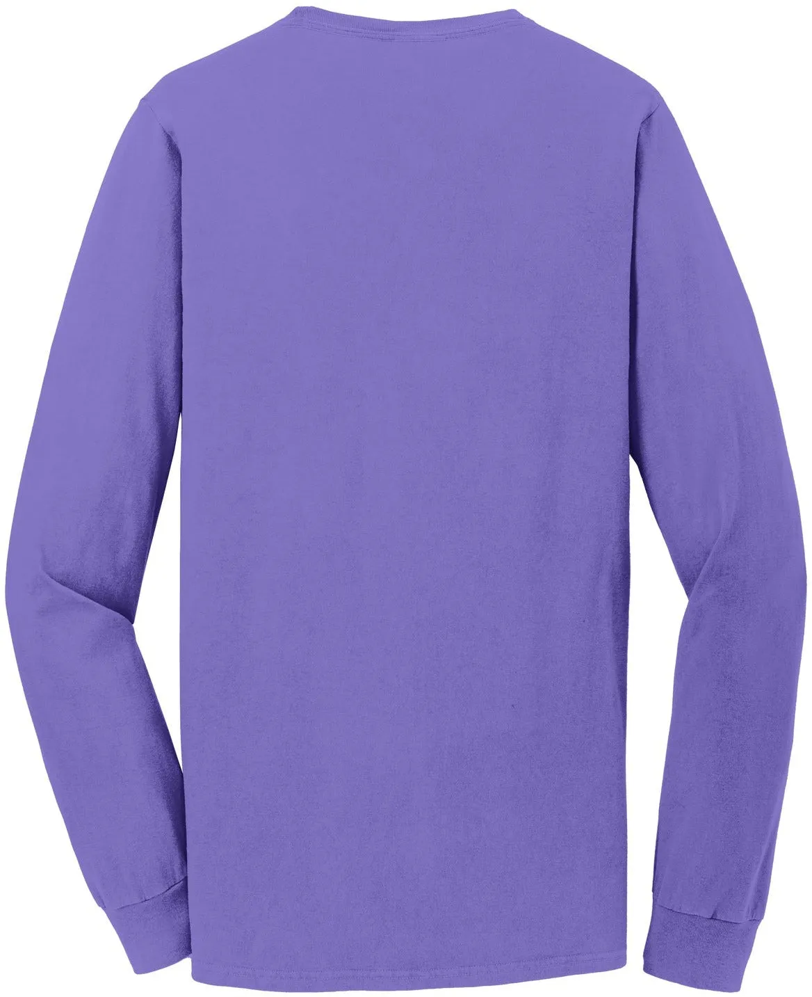 Port & Company Beach Wash Garment-Dyed Long Sleeve Pocket Tee