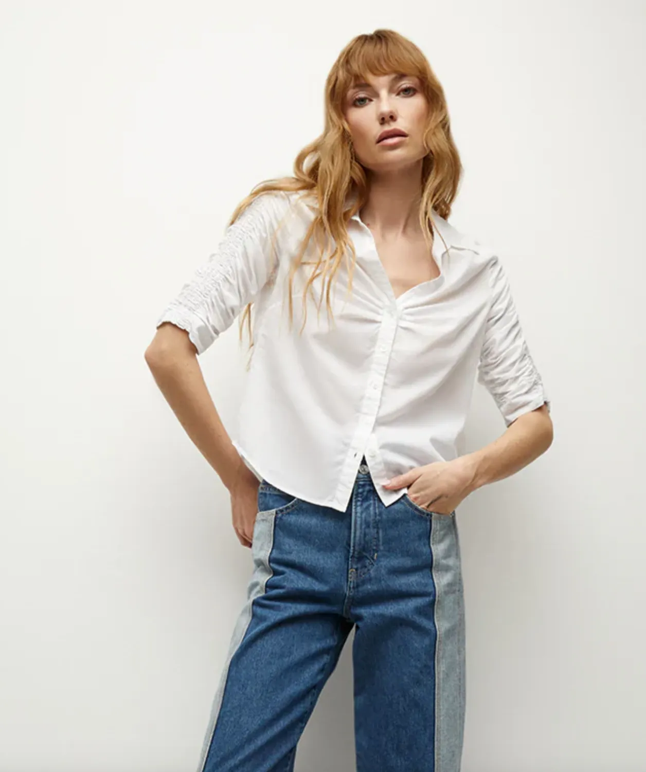 Porta Button-Down Shirt - White