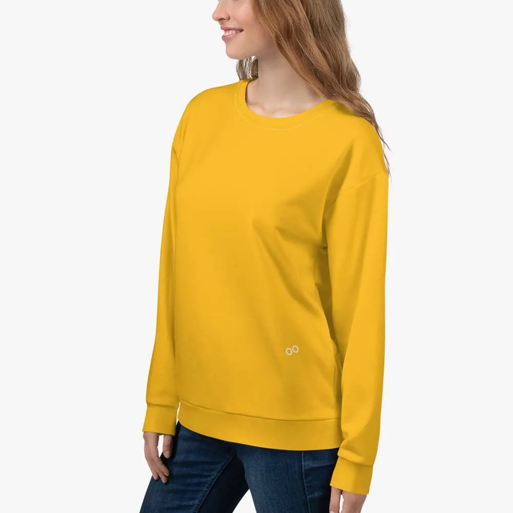 Recycled Fleece Sweatshirt Yellow