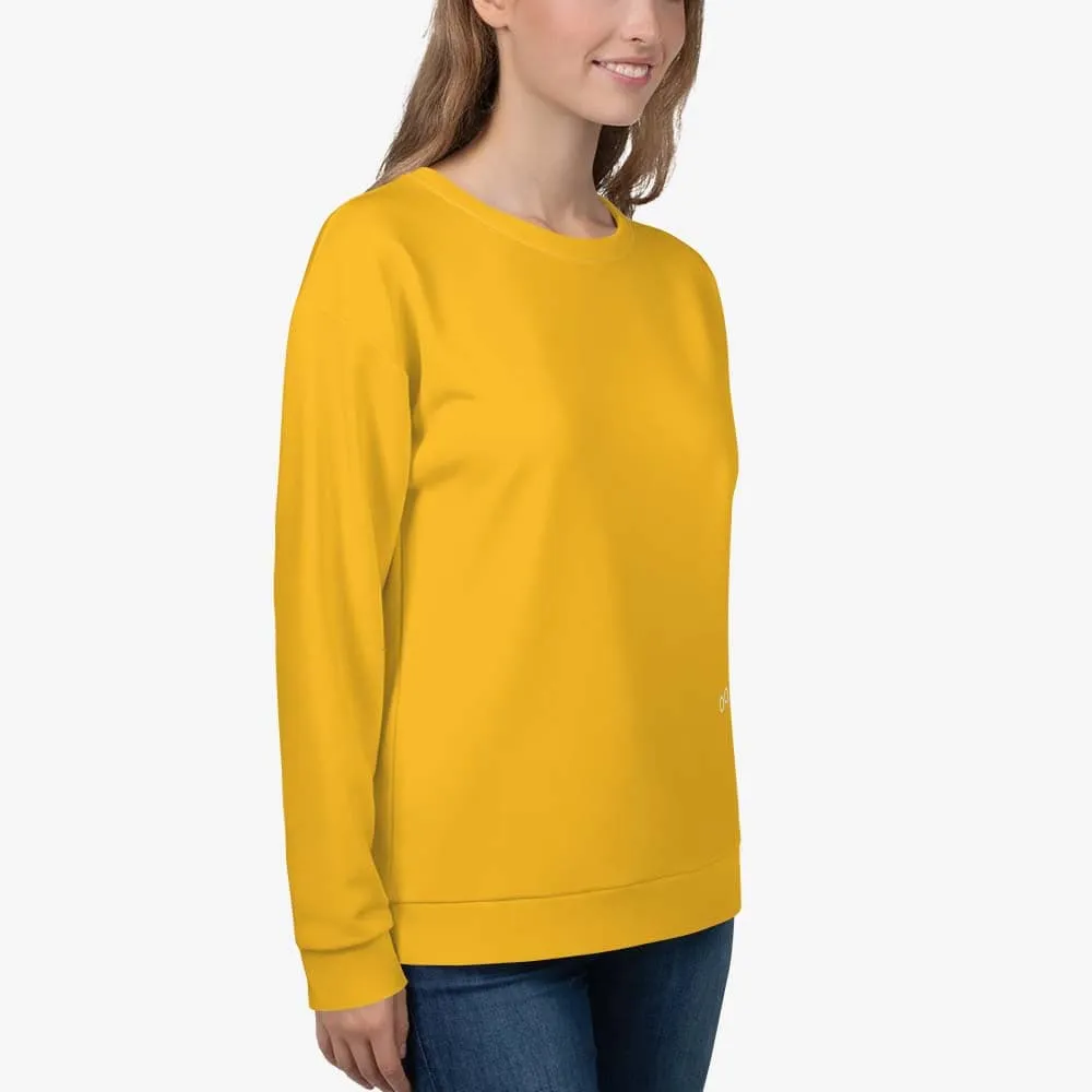 Recycled Fleece Sweatshirt Yellow