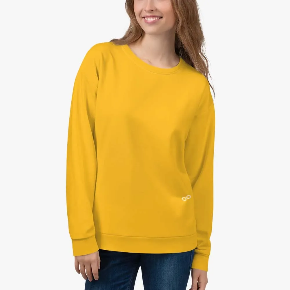 Recycled Fleece Sweatshirt Yellow