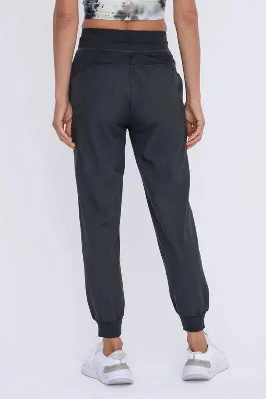 Ruched front active joggers