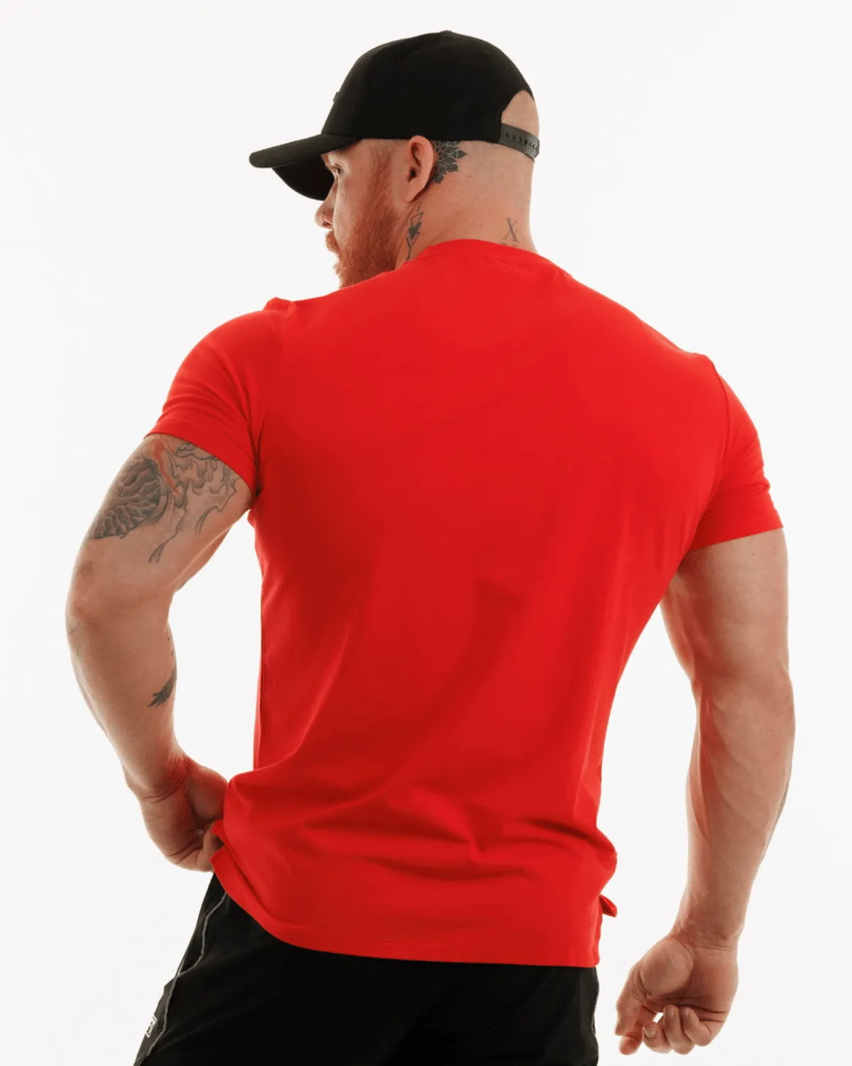 S'22 Short Sleeve Hollow T-shirt - Red