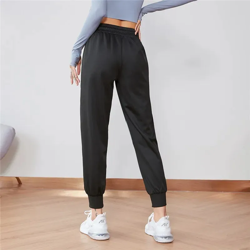 Slim Polyester Fitness Jogger Sweatpants