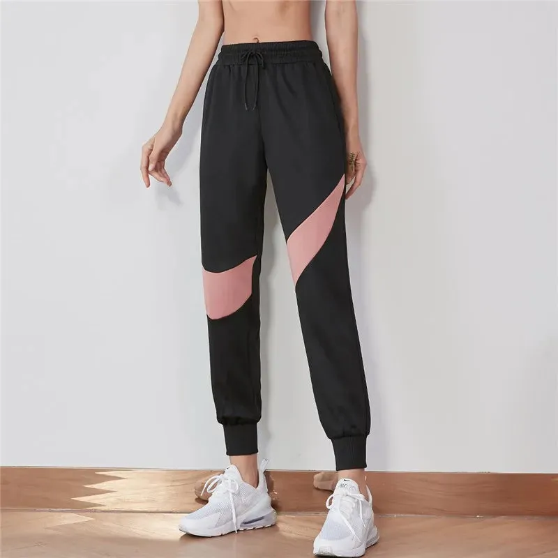 Slim Polyester Fitness Jogger Sweatpants