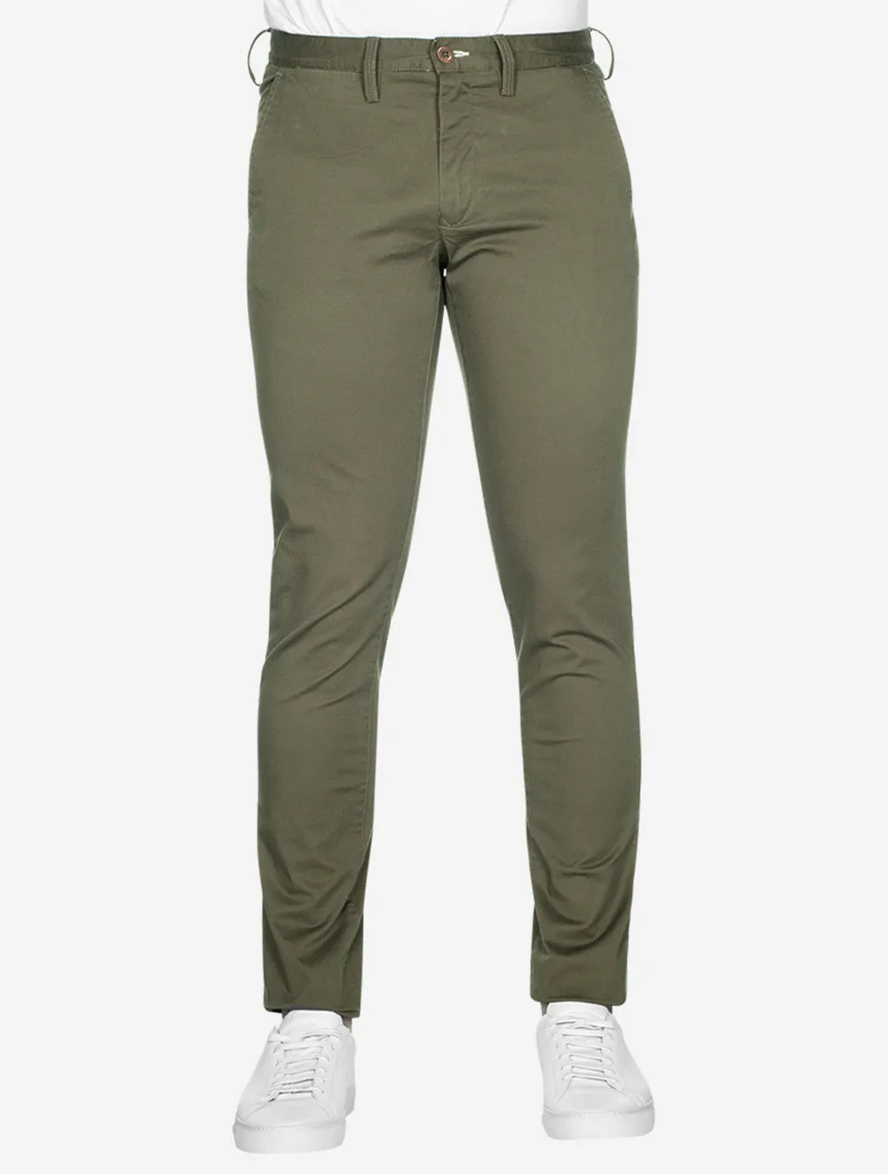 Slim Twill Chinos Juniper Green