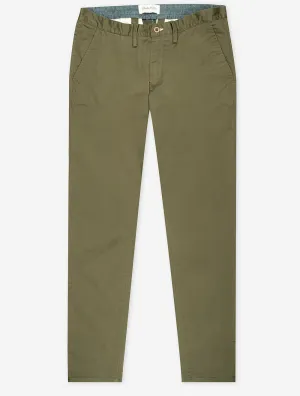 Slim Twill Chinos Juniper Green