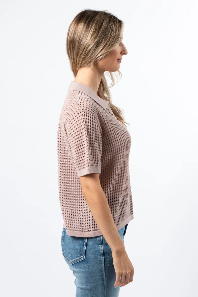 Stella   Gemma - Jonah Knit Top -  Blush