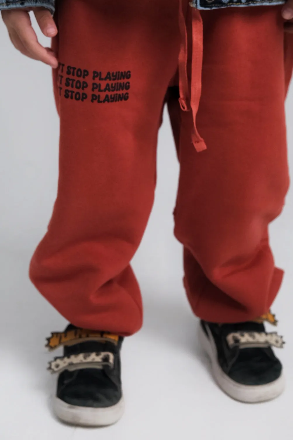 Unisex Brick "Don't Stop Playing" Comfy Sweatpants