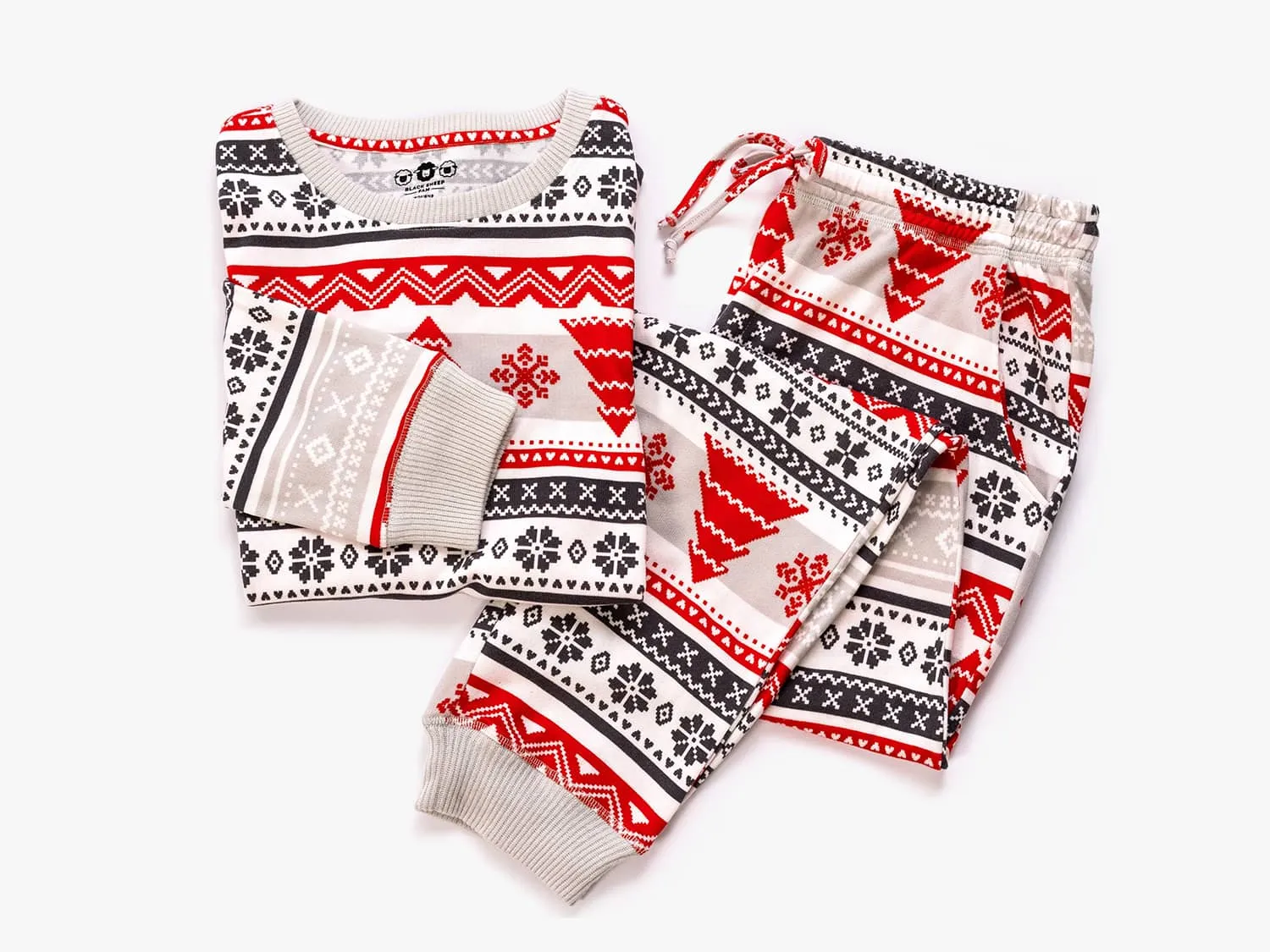 Women’s Jogger Pajama Set - Nordic Fair Isle