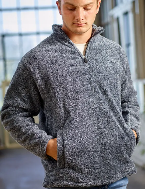 ZA8464 Comfy Soft Shag Quarter Zip