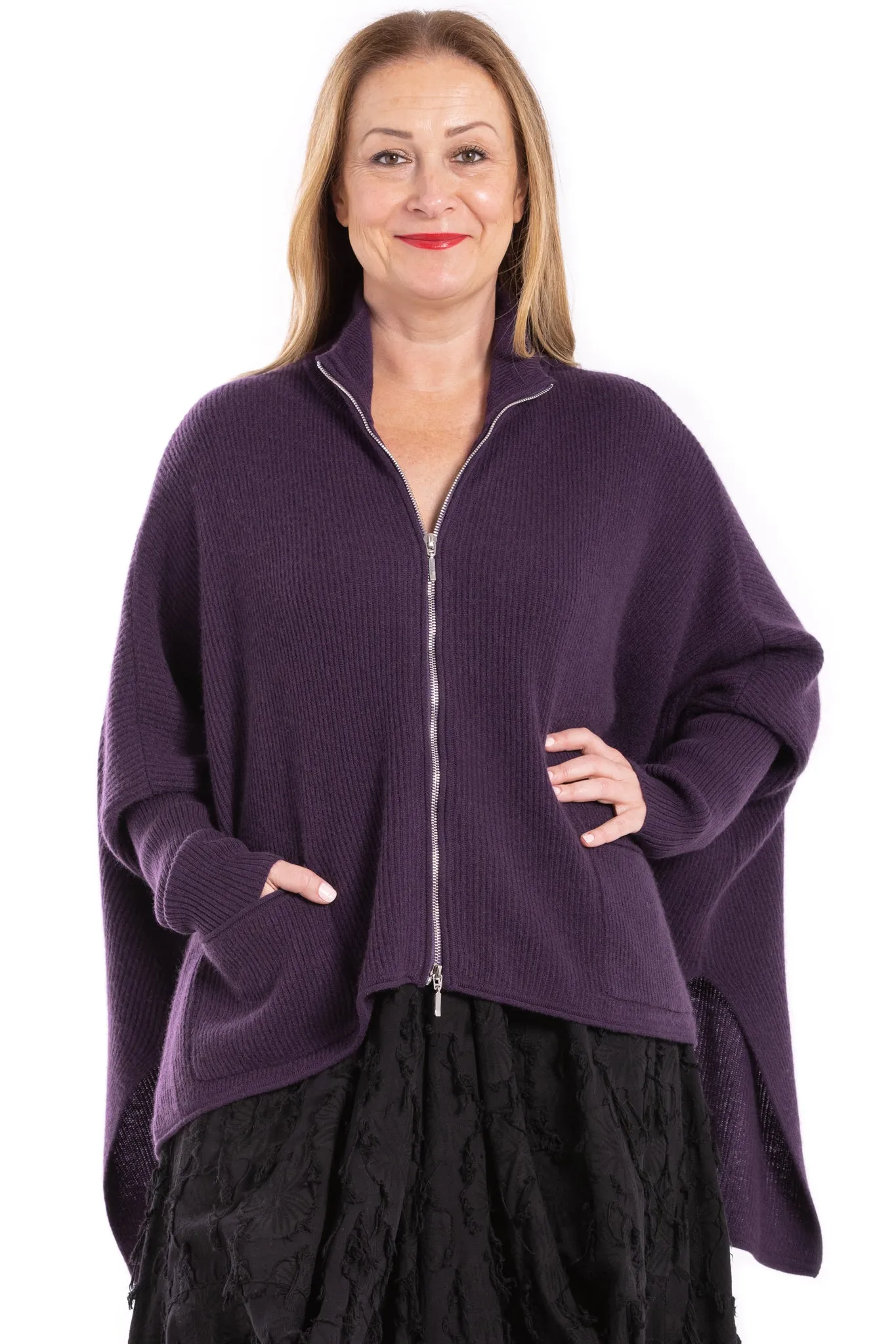 ZIP-THRU CARDIGAN CA